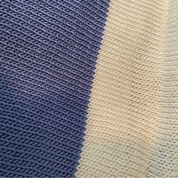 The Sak Elliot Luca Knitted Periwinkle /Cream Shoulder Bag/Purse - Picture 10 of 12